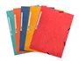 Q-connect Carpeta de solapas en símil prespán con elástico, colores surtidos