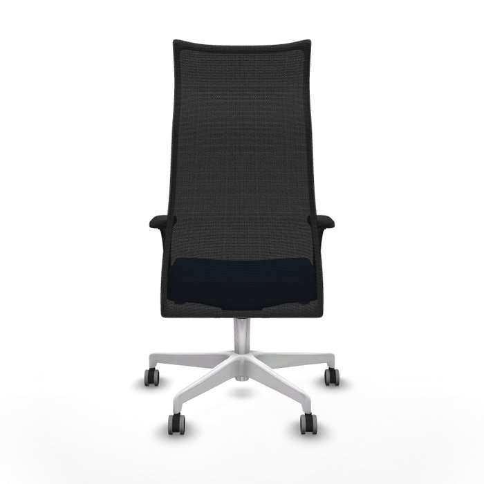 PIQUERAS Y CRESPO Sillón Albacete con Mecanismo Sincro, Azul y Negro