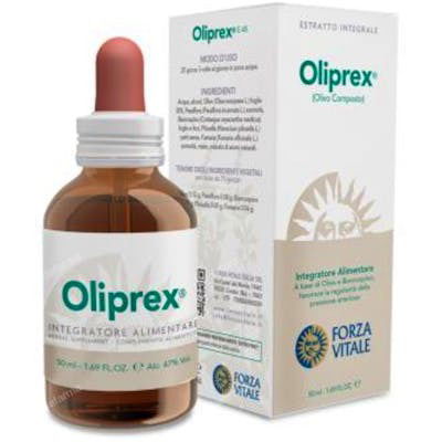 FORZA VITALE Oliprex Olivo Composto Extracto 50Ml - Contribuye a una normal tensión arterial