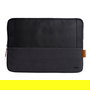 Trust Lisboa 25248 Funda para Portátil Universal hasta 16" (40.6 cm) - Negro - Hecha de Poliéster Reciclado (4 botellas PET), Sleeve Acolchada