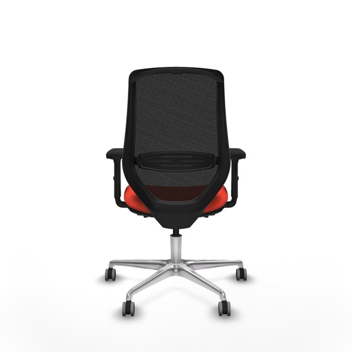 PIQUERAS Y CRESPO Silla de oficina Mardos con mecanismo Sincro/Traslack Naranja oscuro y Negro