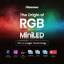 Hisense 65UR8S Smart TV 65 pulgadas RGB-Mini LED 4K Ultra HD