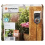 GARDENA 1407-20 City Gardening Balkon Bewässerung para 5-6 m², Sistema de Riego por Goteo, Manguera 10 m, 4.6 mm, 25 Goteros, Negro/Gris, Origen Alemania