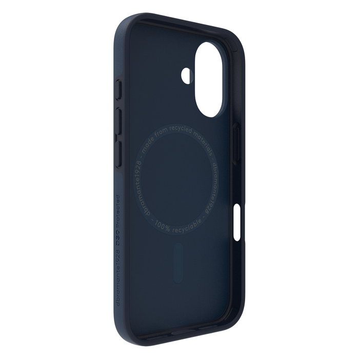 dbramante 1928 Iceland Ultra D3O MagSafe Funda para iPhone 16, iPhone 15 Pro 6.1", Azul