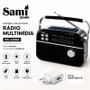 SAMI Radio Sami Vintage 3 bandas solar/batería multimed