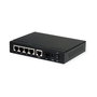 ROLINE Conmutador Ethernet Gigabit 21.14.3524 - 5 Puertos 10/100/1000 + 1 Puertos SFP + 4 Puertos PoE+ para Red Empresarial