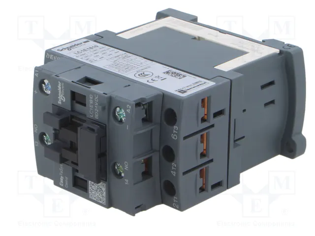 SCHNEIDER ELECTRIC LC1E1810BD Easy TeSys Contactor 3-polar 18A 24VDC SCHNEIDER ELECTRIC LC1E1810BD Easy TeSys Contactor 3-polar 18A 24VDC