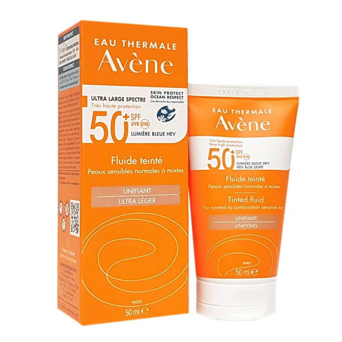 Avène Solaire Haute Protection Fluido Color SPF50+ 50 ml