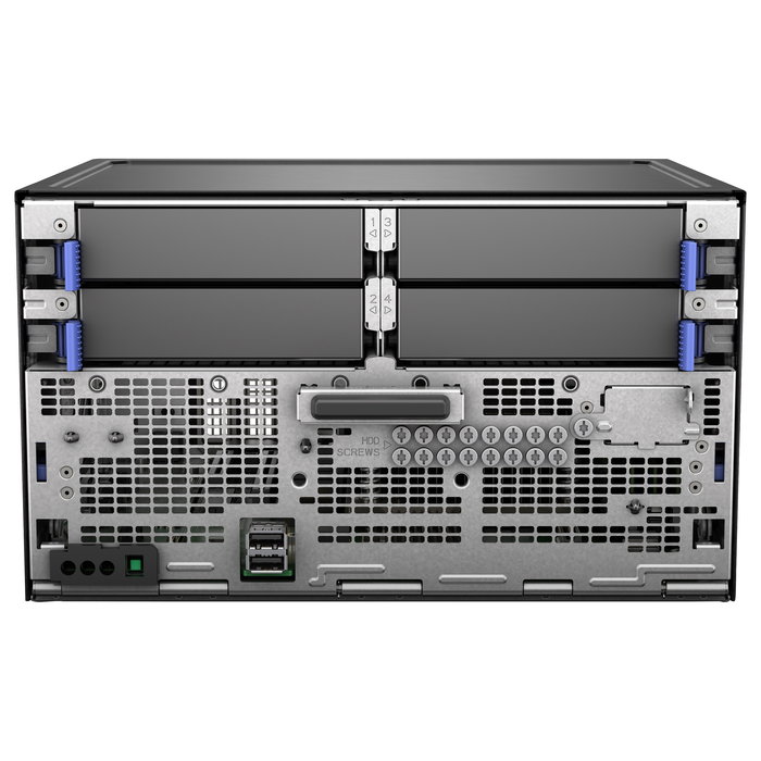 Hewlett Packard Enterprise ProLiant MicroServer Gen11 G7400 16GB DDR5 1TB HDD Intel Pentium Gold 3.7GHz 4xLFF Chasis Ultra Micro Torre Negra Server