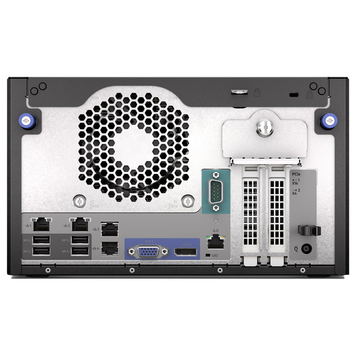 Hewlett Packard Enterprise ProLiant MicroServer Gen11 G7400 16GB DDR5 1TB HDD Intel Pentium Gold 3.7GHz 4xLFF Chasis Ultra Micro Torre Negra Server