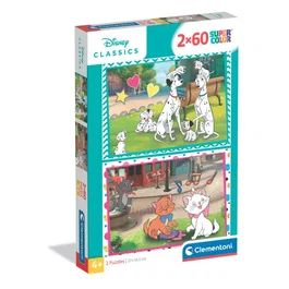 Clementoni Puzzle Clásico Disney 2x60 Piezas CLE8005125248360