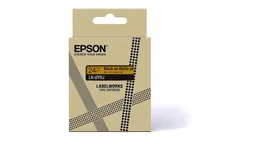 Epson C53S672076 Cinta para Impresora de Etiquetas Negro sobre Amarillo LK-6YBJ 2,4 cm