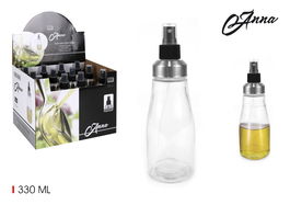 Anna Aceitera y Vinagrera en Spray, Botella de 330 ml para Cocina, 20.1 cm de Alto (12 Unidades)