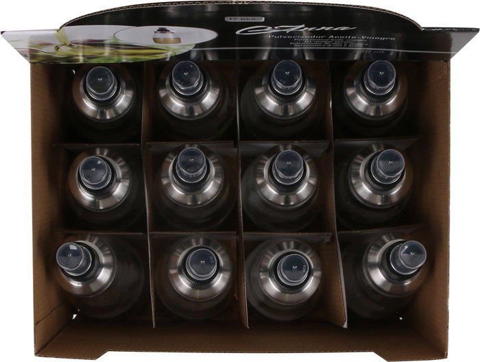 Anna Aceitera y Vinagrera en Spray, Botella de 330 ml para Cocina, 20.1 cm de Alto (12 Unidades)