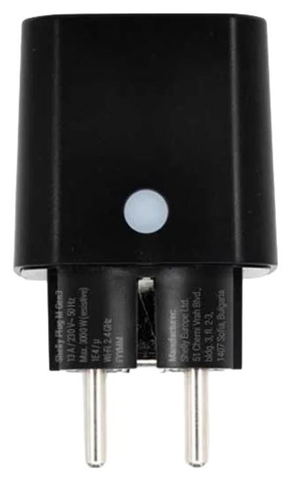 Shelly Plug M Gen3 Negro Shelly Plug M Gen3 Negro