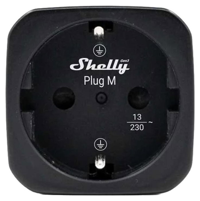 Shelly Plug M Gen3 Negro Shelly Plug M Gen3 Negro