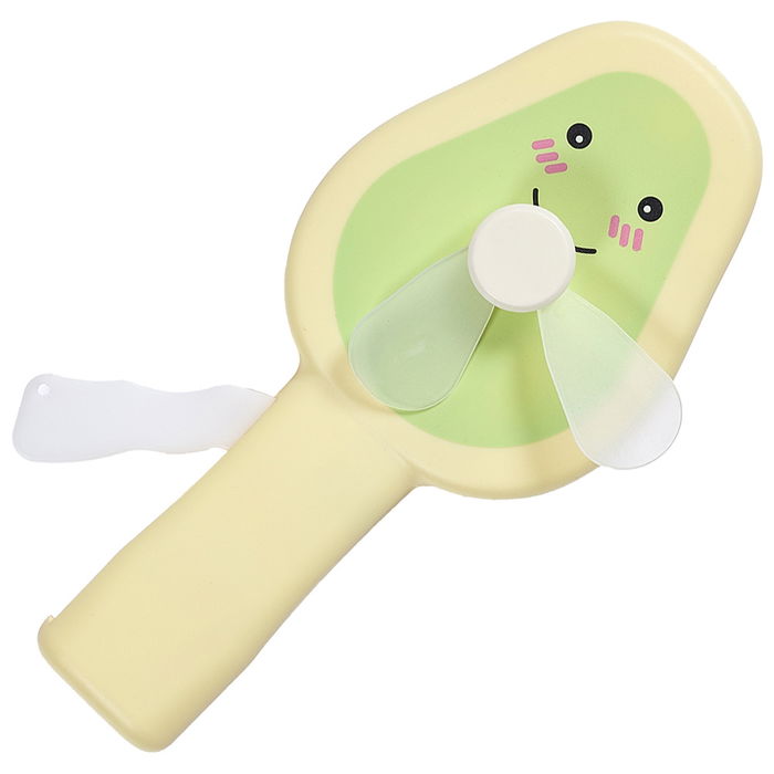 The Concept Factory Ventilador Dinamo Aguacate Kawaii Portátil Manual Sin Pilas