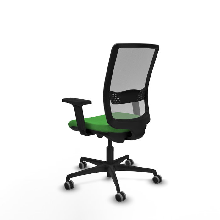 PIQUERAS Y CRESPO Silla de oficina Haches con mecanismo Sincro/Traslack, Verde y Gris PIQUERAS Y CRESPO Silla de oficina Haches con mecanismo Sincro/Traslack, Verde y Gris