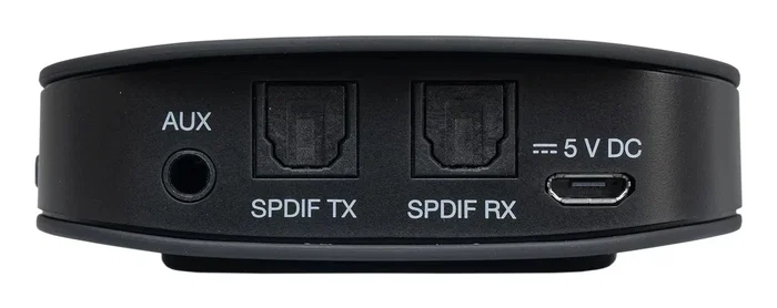 Fonestar BT-CONVERTER-MULTI Transmisor de Audio Inalámbrico Bluetooth, Negro, Batería Recargable 350 mAh, 14h Autonomía