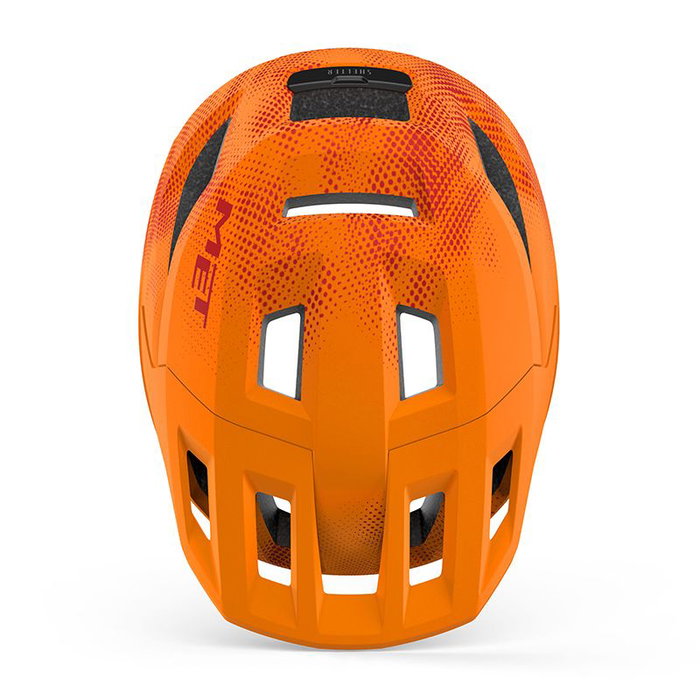 Met Shelter Casco MTB Trail y Cross-Country Ligero Ventilado Visor Integrado Talla 52-56