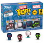 FUNKO Bitty POP Marvel Spider-Man Miles Morales Blister 4 figuras coleccionables