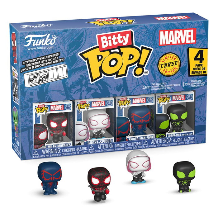 Funko Bitty POP! Marvel Spider-Man Pack de 4 Figuras Serie 2