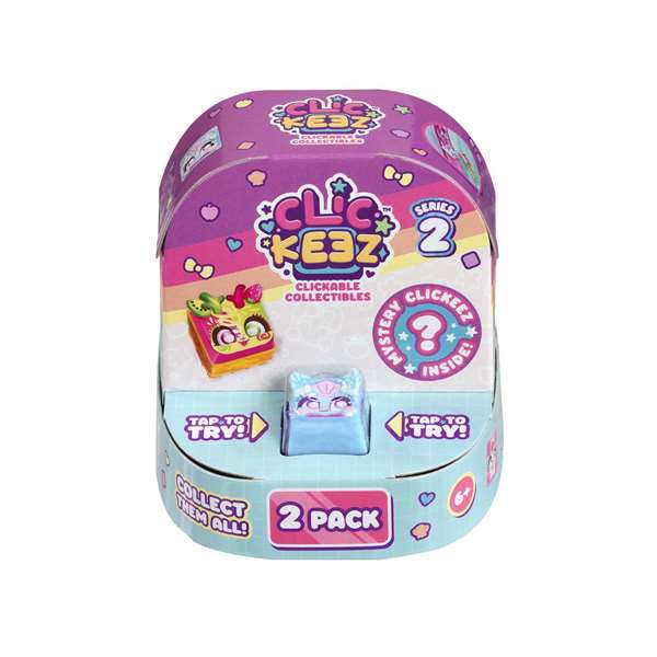 Bizak Teclas Infantiles Clickeez Twin, Más de 70 Combinaciones, Español, 6 Años