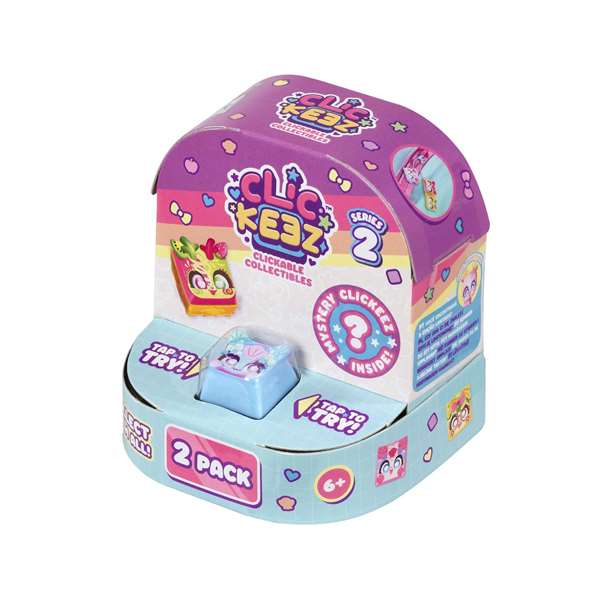 Bizak Teclas Infantiles Clickeez Twin, Más de 70 Combinaciones, Español, 6 Años