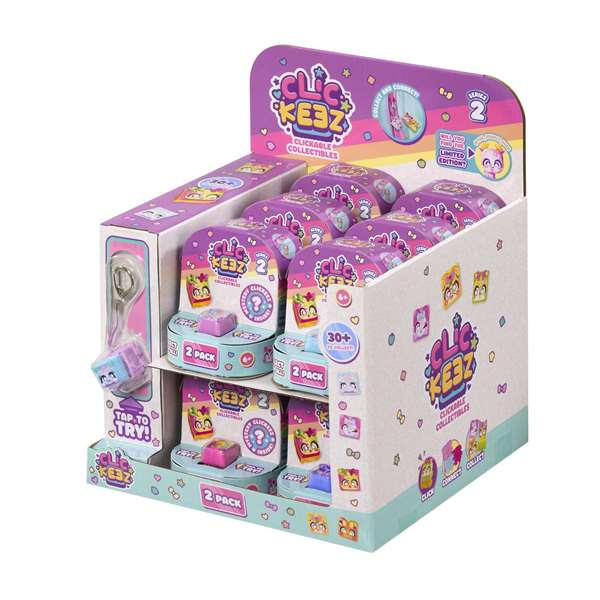 Bizak Teclas Infantiles Clickeez Twin, Más de 70 Combinaciones, Español, 6 Años
