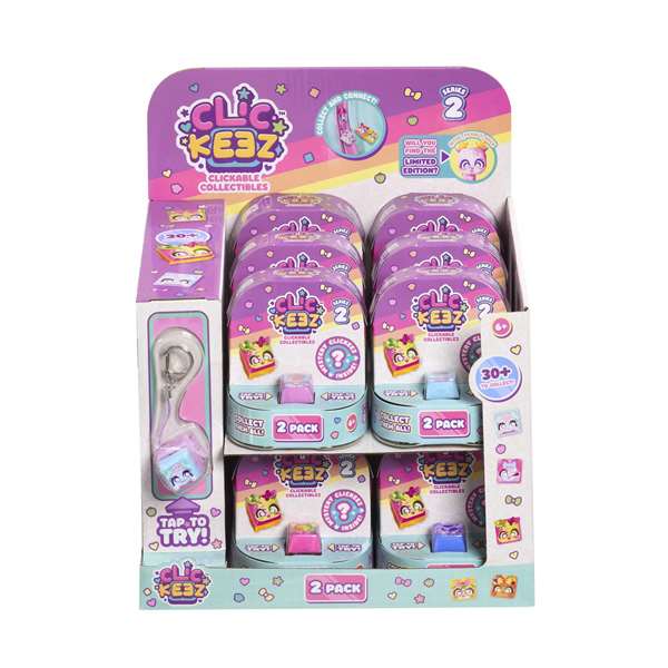 Bizak Teclas Infantiles Clickeez Twin, Más de 70 Combinaciones, Español, 6 Años