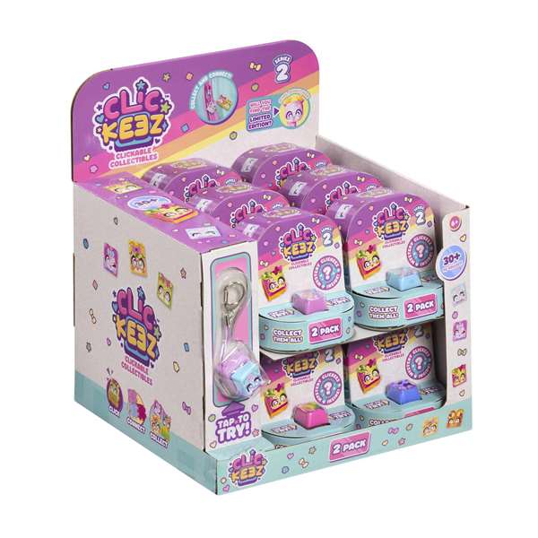 Bizak Teclas Infantiles Clickeez Twin, Más de 70 Combinaciones, Español, 6 Años