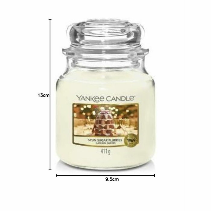 Yankee Candle Classic Spun Sugar Flurries Vela Aromática Medium Jar 511 g Yankee Candle Classic Spun Sugar Flurries Vela Aromática Medium Jar 511 g