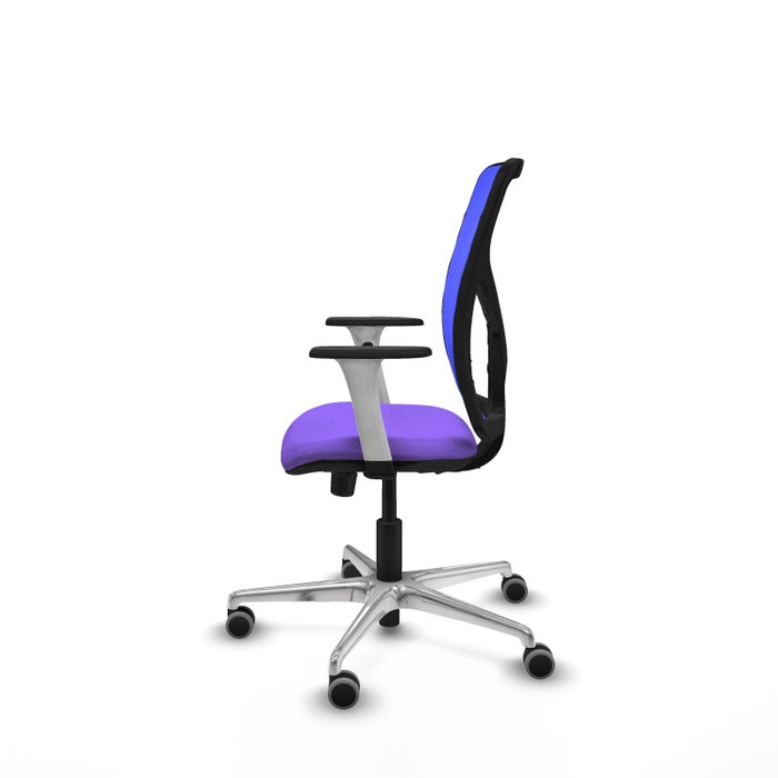 PIQUERAS Y CRESPO Silla de oficina Motilla con mecanismo Sincro, Lila y Azul PIQUERAS Y CRESPO Silla de oficina Motilla con mecanismo Sincro, Lila y Azul