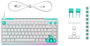 Logitech G512 X 75 Teclado Gaming Magnético-Mecánico RGB Blanco