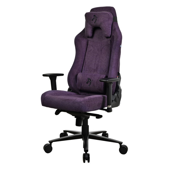 Arozzi Vernazza Purple SoftFabric Silla Gaming