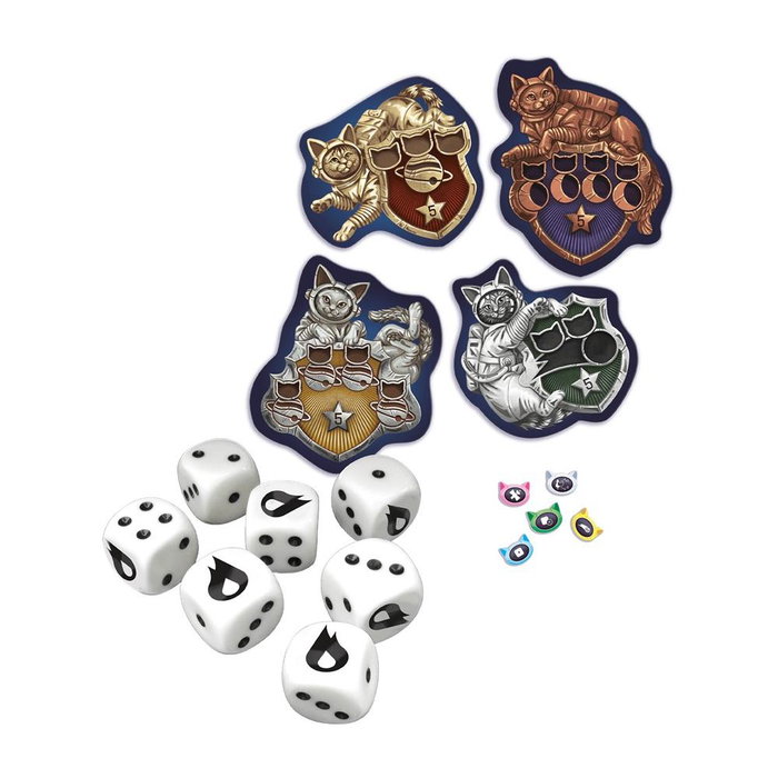 Rebel Juego de Mesa MLEM: Agencia Espacial - Tablero Familiar con Gatos Astronautas, Edad 8+ para 2-5 Jugadores, Referencia REMLE01ES, Español