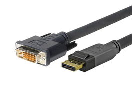 Vivolink Cable Adaptador DisplayPort a DVI-D, FHD 1080p@60Hz, Negro, 3m