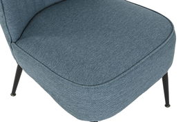 DKD Home Decor Sillón Scandi Azul 64 x 72.5 x 55 cm