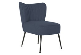 DKD Home Decor Sillón Scandi Azul 64 x 72.5 x 55 cm