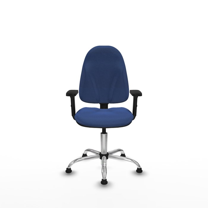 PIQUERAS Y CRESPO Silla de oficina Algarra Azul marino con brazos 2D PIQUERAS Y CRESPO Silla de oficina Algarra Azul marino con brazos 2D