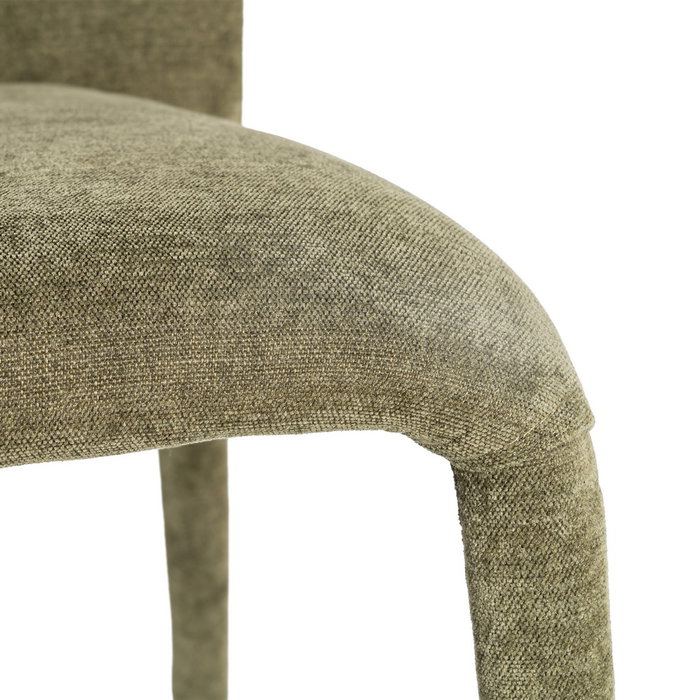 Silla Apilable Verde Tejido Salón 50 X 61 X 82 cm (Set de 4)