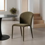 Silla Apilable Verde Tejido Salón 50 X 61 X 82 cm (Set de 4)