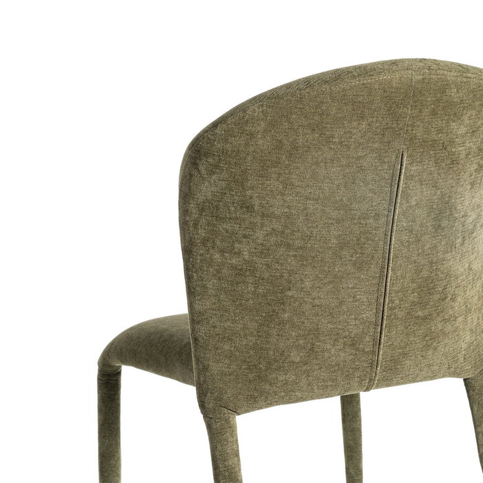 Silla Apilable Verde Tejido Salón 50 X 61 X 82 cm (Set de 4)