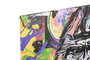 DKD Home Decor Set de 3 Cuadros de Lienzo sobre MDF Gorila Multicolor 70x50x1,8 cm
