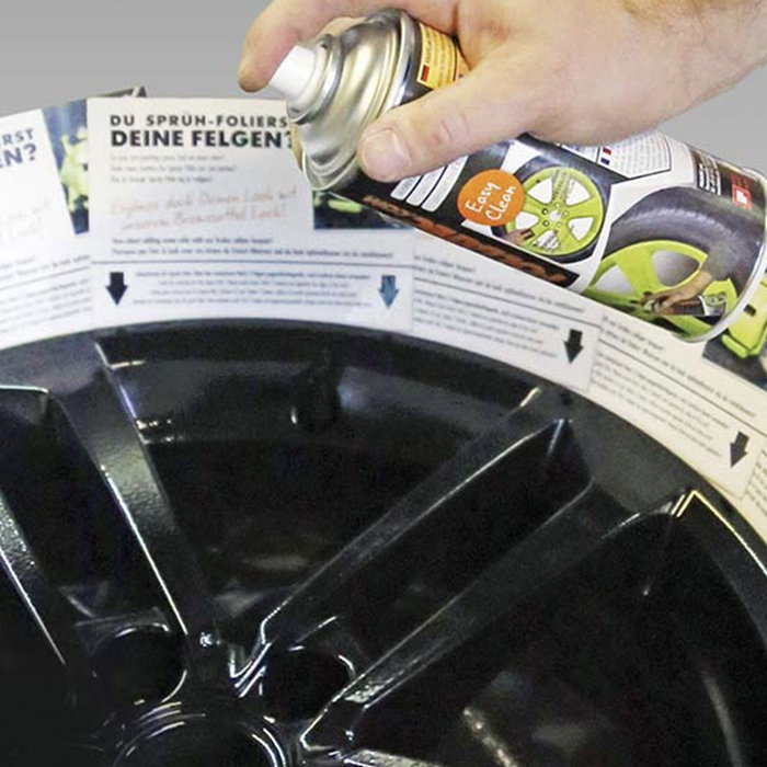 Foliatec FO2106 Goma Líquida Sealer Brillante 400 ml para Sellado Permanente de Spray Film, Apto para Llantas y Piezas