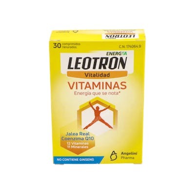Leotron Vitaminas 30 comprimidos Leotron Vitaminas 30 comprimidos