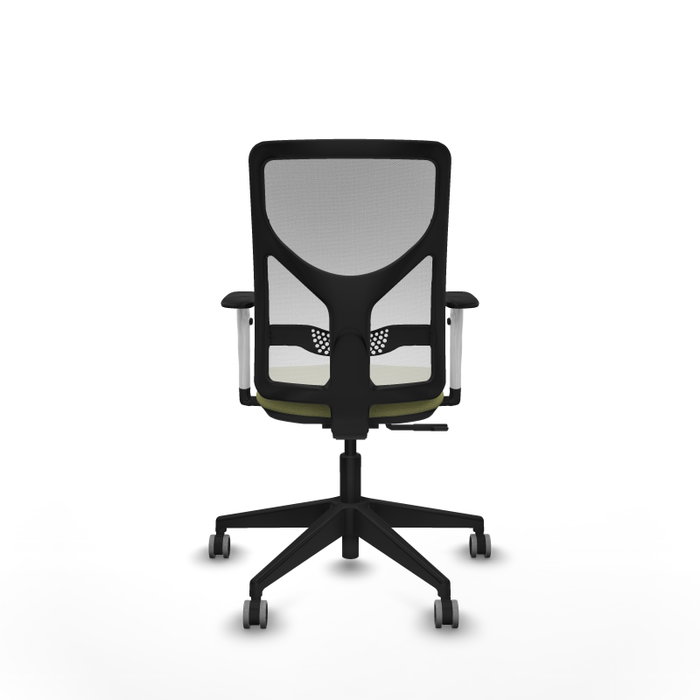 PIQUERAS Y CRESPO Silla de oficina Motilla con mecanismo Sincro, Verde oliva y Blanco PIQUERAS Y CRESPO Silla de oficina Motilla con mecanismo Sincro, Verde oliva y Blanco