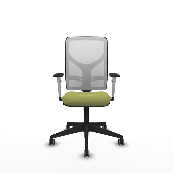 PIQUERAS Y CRESPO Silla de oficina Motilla con mecanismo Sincro, Verde oliva y Blanco PIQUERAS Y CRESPO Silla de oficina Motilla con mecanismo Sincro, Verde oliva y Blanco