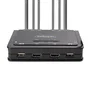 StarTech Switch KVM de 2 Puertos Dual HDMI 4K 60Hz con Cables Integrados