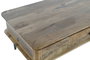 DKD Home Decor Mesa de Centro de Mango y Metal Natural